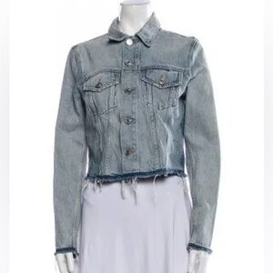 Re/Done Distressed Denim Jacket SZ M